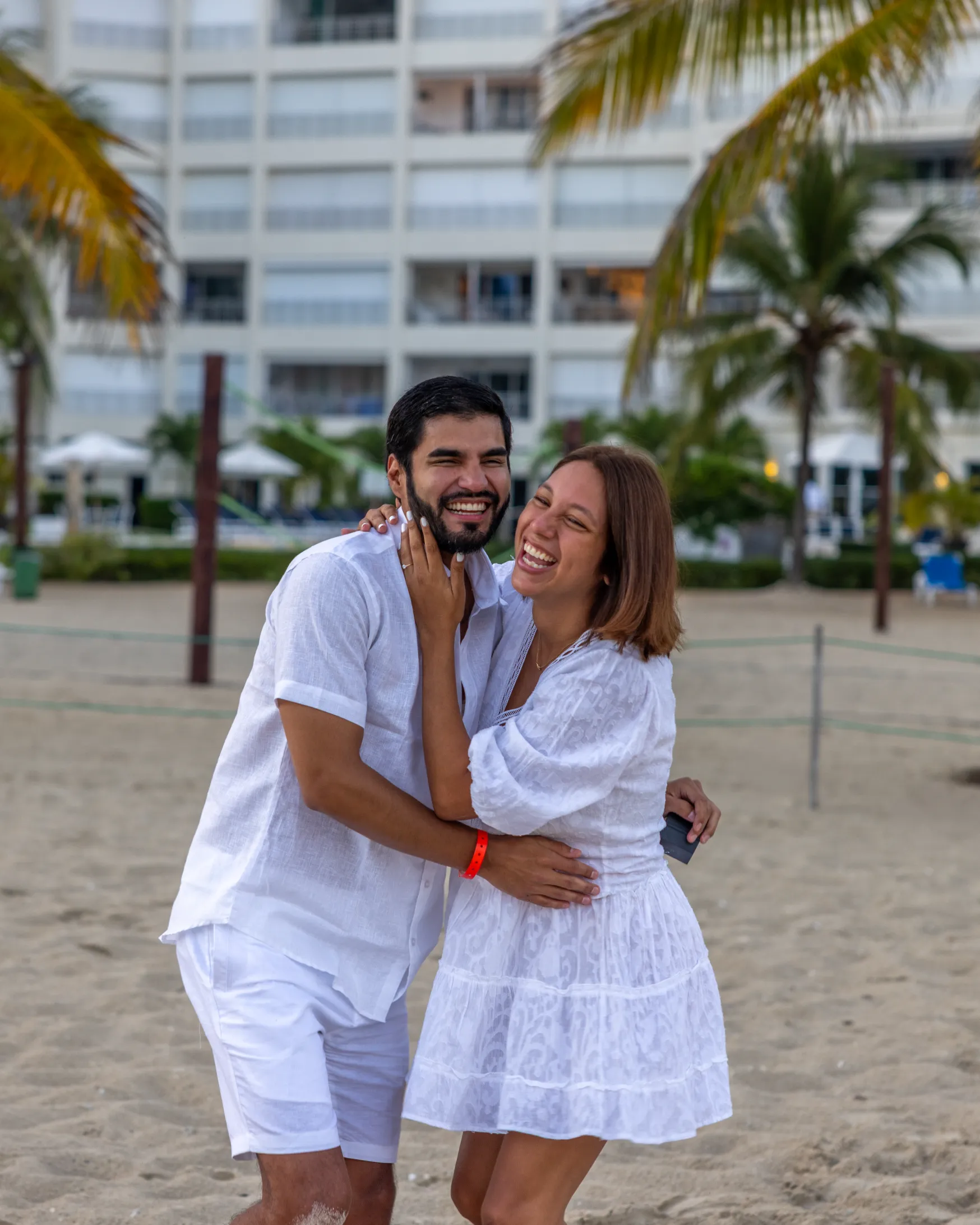 Sesión de compromiso en Playa Macao Punta Cana fotógrafo