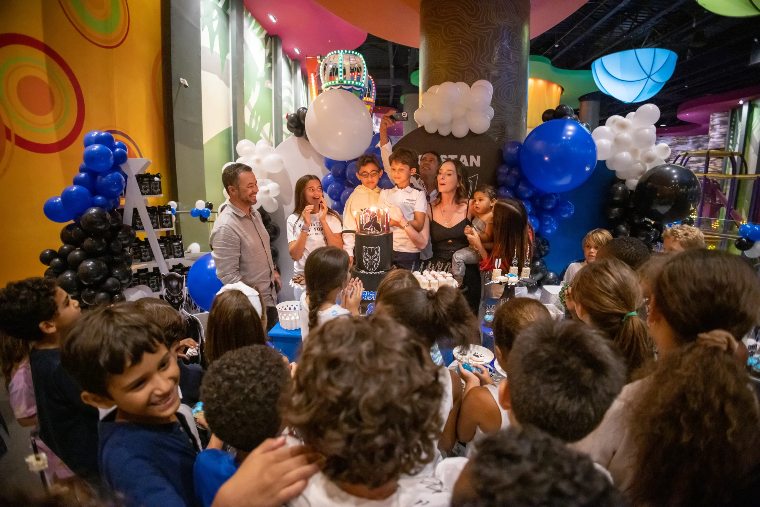 Fiesta de cumpleaños fotógrafo en Santo Domingo — parque temático Scream Park