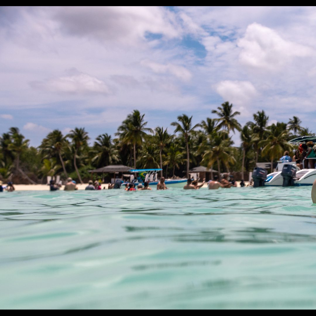 sesion de fotos en Saona Isla